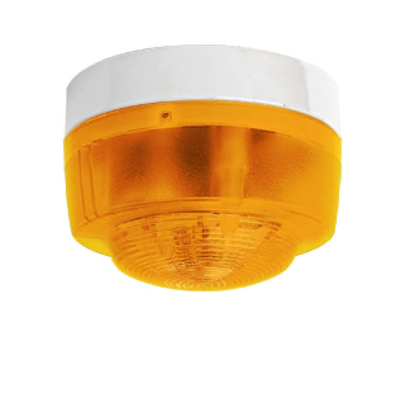 Opt. Alarmgeber weiss-amber